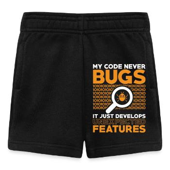 Programmierer Entwickler Coder Code - Baby Shorts - Schwarz - Vorne