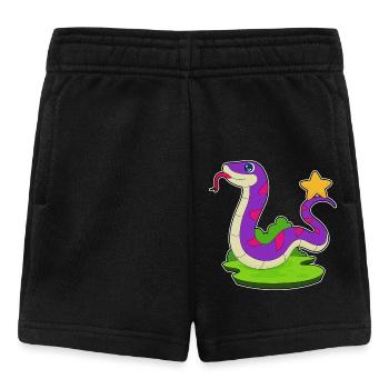 Étoile du serpent - Short Bébé - noir - Devant