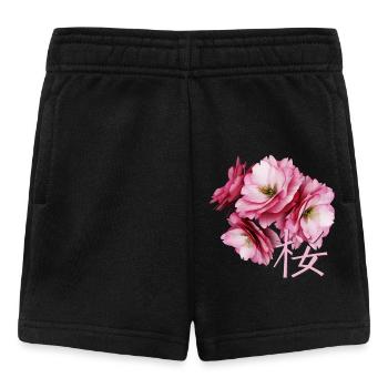 Cherry Blossom - Baby Shorts - Schwarz - Vorne