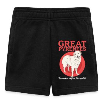 Pyrenean Mountain Dog Dogs Dog Owner Gift - Baby Shorts - black - Front