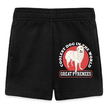 Pyrenean Mountain Dog Dog Owner Dog Gift - Baby Shorts - black - Front