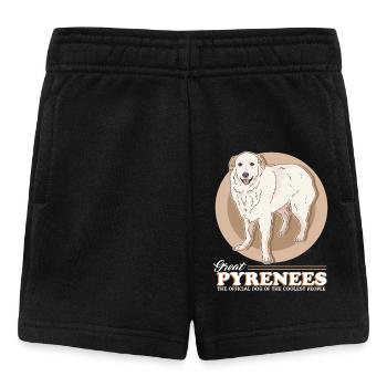 Pyrenean Mountain Dog Dog Owner Dog Gift - Baby Shorts - black - Front