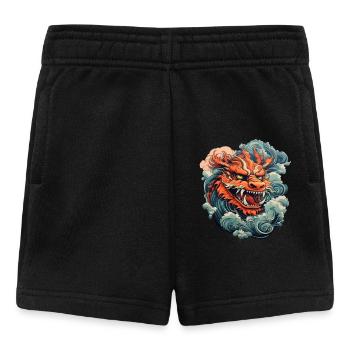 Chinese dragon - Baby Shorts - black - Front