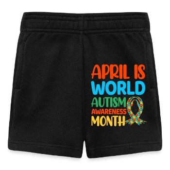 Autisme Autiste - Short Bébé - noir - Devant