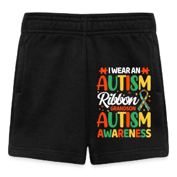 Autisme Autiste - Short Bébé - noir - Devant