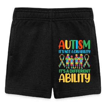 Autisme Autiste - Short Bébé - noir - Devant
