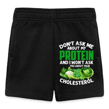 Vegan Veganismus - Baby Shorts - Schwarz - Vorne