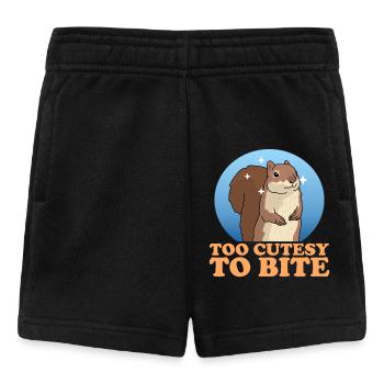Süßes Eichhörnchen Hörnchen Geschenk - Baby Shorts - Schwarz - Vorne