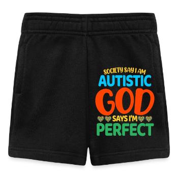 Autisme Autiste - Short Bébé - noir - Devant