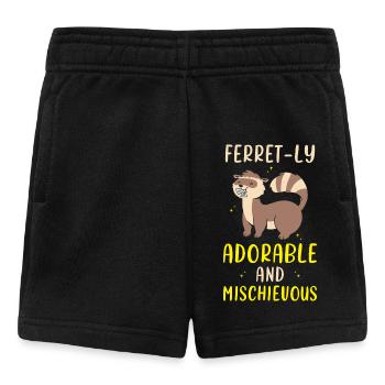Cadeau de furet pour les propriétaires de furets - Short Bébé - noir - Devant