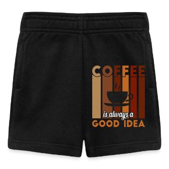 Café - Short Bébé - noir - Devant