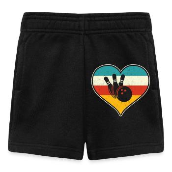 Bowling - Baby Shorts - Schwarz - Vorne