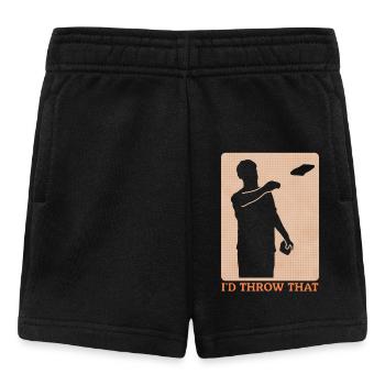 Cornhole Spieler | Bean Bag Sackloch Geschenk - Baby Shorts - Schwarz - Vorne
