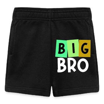 Big Brother Brother Heart Bro Déclaration Frères et sœurs - Short Bébé - noir - Devant