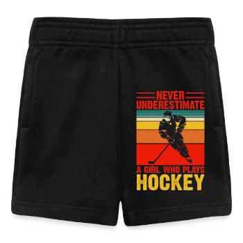 Hockey Eishockey Ice Hockey - Baby Shorts - Schwarz - Vorne