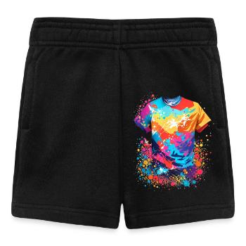 Graffiti Shirt - Baby Shorts - Schwarz - Vorne