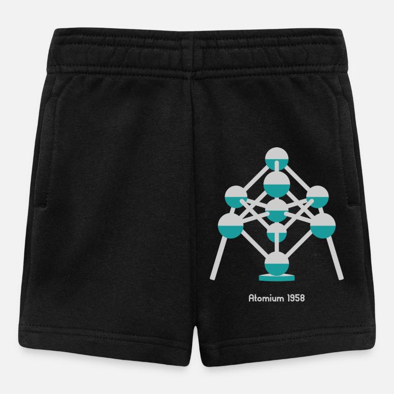 Atomium 1958 - Baby Shorts - Schwarz