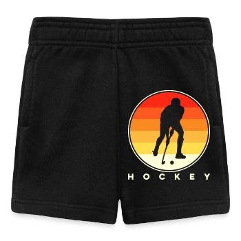 Hockey Eishockey Ice Hockey - Baby Shorts - Schwarz - Vorne