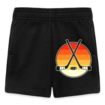 Hockey Eishockey Ice Hockey - Baby Shorts - Schwarz - Vorne