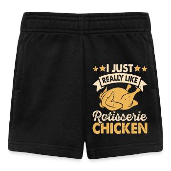 Chickens Chicken - Baby Shorts - black - Front