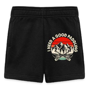 Kanu Kanut Kanutin Kanufahrer - Baby Shorts - Schwarz - Vorne
