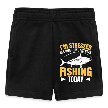 Fishing motivation - Baby Shorts - black - Front