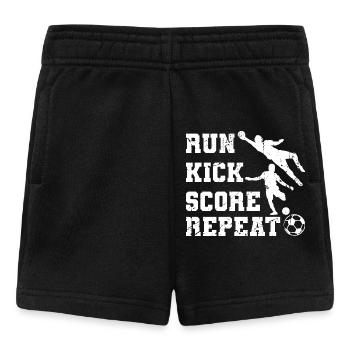 Exécuter la répétition du score de coup de pied - Short Bébé - noir - Devant
