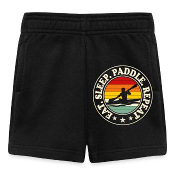 Kajak Kajakfahrer Kajaker - Baby Shorts - Schwarz - Vorne