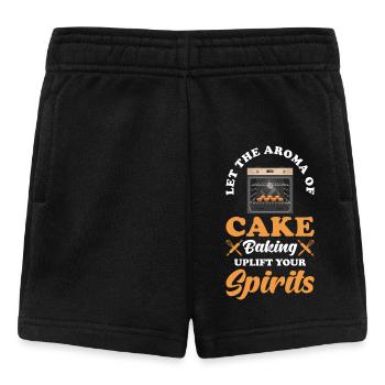 Gâteaux, pâtisserie, boulangerie, boulangerie - Short Bébé - noir - Devant