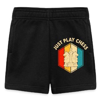 Schach - Baby Shorts - Schwarz - Vorne