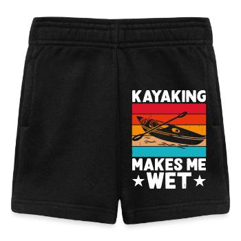 Kajak Kajakfahrer Kajaker - Baby Shorts - Schwarz - Vorne