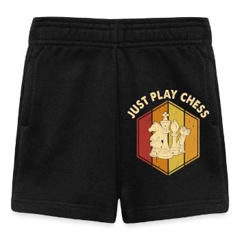 Échecs - Short Bébé - noir - Devant