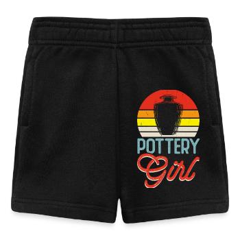 Töpfern Töpferei Töpfer - Baby Shorts - Schwarz - Vorne