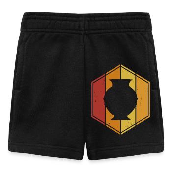Töpfern Töpferei Töpfer - Baby Shorts - Schwarz - Vorne