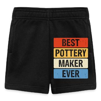 Töpfern Töpferei Töpfer - Baby Shorts - Schwarz - Vorne
