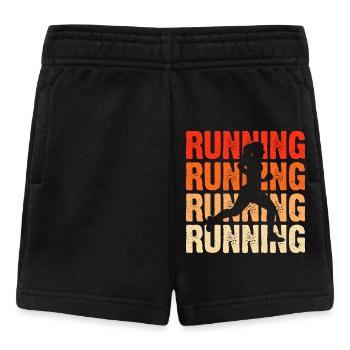 Marathon de course à pied de jogging - Short Bébé - noir - Devant