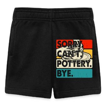Pottery Pottery Pottery - Baby Shorts - black - Front