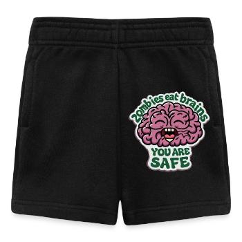 Zombies eat brains - Baby Shorts - black - Front