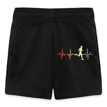 Runner Heart Palpitations Vintage - Short Bébé - noir - Devant
