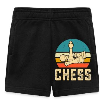 Schach - Baby Shorts - Schwarz - Vorne