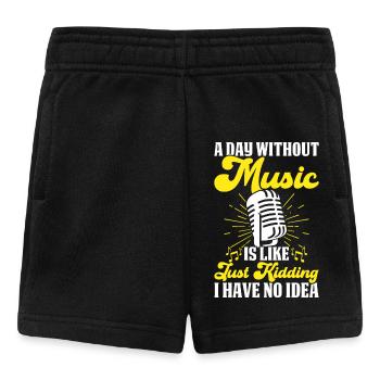 Singing Singer - Baby Shorts - black - Front