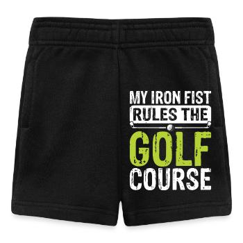 Golf Golfer - Baby Shorts - Schwarz - Vorne
