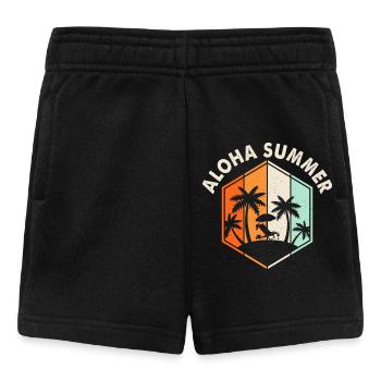 Aloha Summer - Baby Shorts - Schwarz - Vorne