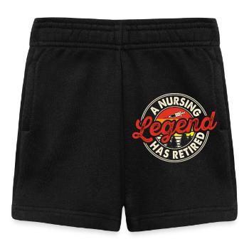 Krankenschwester Rente Rentnerin - Baby Shorts - Schwarz - Vorne