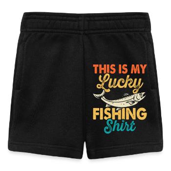 Fishing Anglers Fishing - Baby Shorts - black - Front