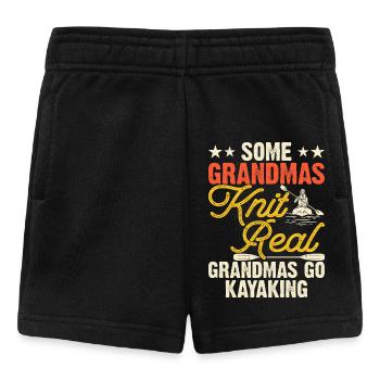 Kayak Kayaker Kayaker Granny - Short Bébé - noir - Devant