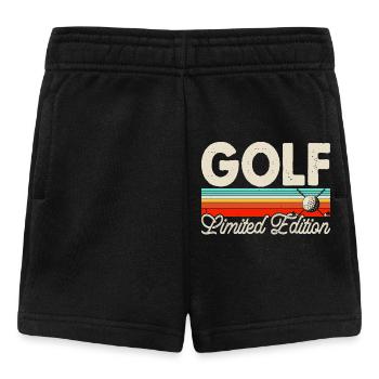 Golf Golfer - Baby Shorts - Schwarz - Vorne