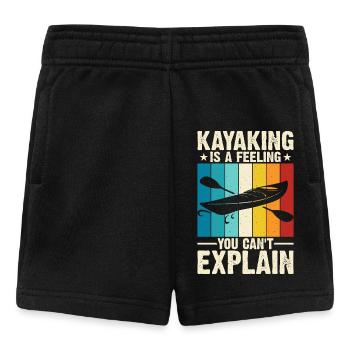 Kajak Kajakfahrer Kajaker - Baby Shorts - Schwarz - Vorne