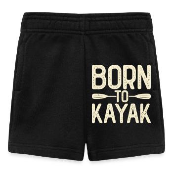 Kajak Kajakfahrer Kajaker - Baby Shorts - Schwarz - Vorne