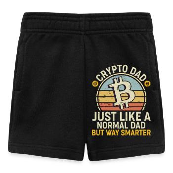 Bitcoin Crypto Crypto-monnaie - Short Bébé - noir - Devant